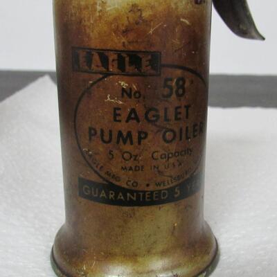 Vintage #58 Eaglet Pump Oiler