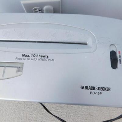 Black and Decker Paper Shredder