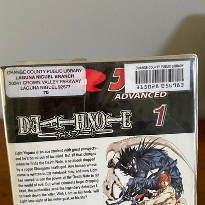 Death Note #1 #2 English Manga Book Graphic Novel Library Copies