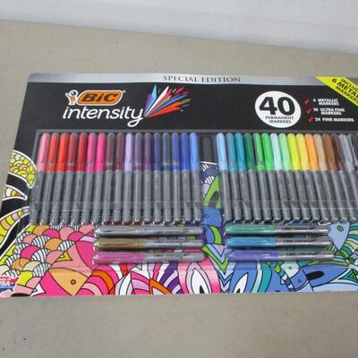 Bic Intensity - 40 Permanent Markers