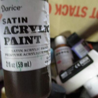 Box Lot Of Acrylic Pouring Paints