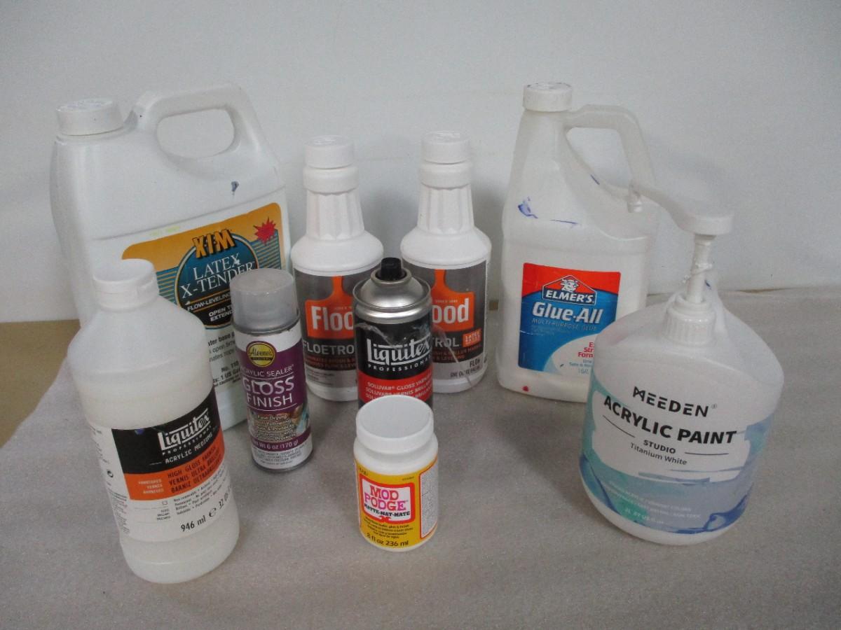 Acrylic Paint Glue All Floetrol Mod Podge Latex XTender