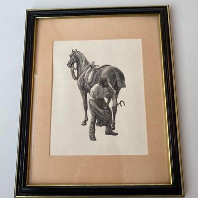 Horse Farrier Print