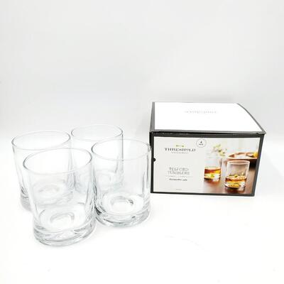 THRESHOLD TELEFORD TUMBLERS 4 PACK