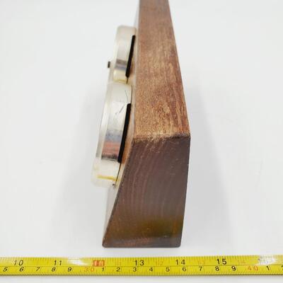 SPRINGFIELD MADE IN USA DESKTOP BAROMETER/THERMOMETER 