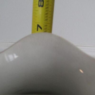 Vintage Blue Leaves Pitcher by The Wheeling Pottery Co.