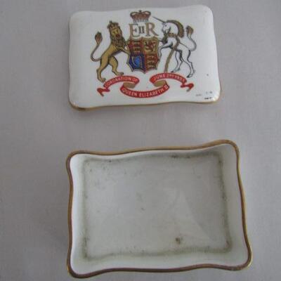Trinket Box Commemorating the Coronation of Queen Elizabeth II