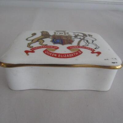 Trinket Box Commemorating the Coronation of Queen Elizabeth II