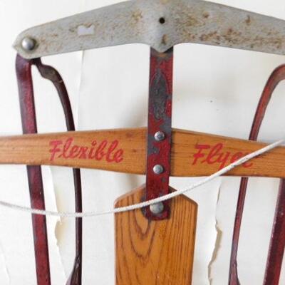 Vintage Flexible Flyer 51J Snow Sled