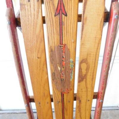 Vintage Flexible Flyer 51J Snow Sled