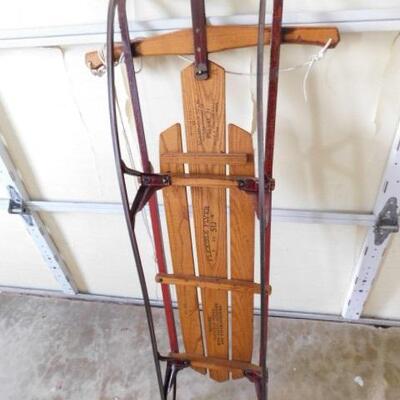 Vintage Flexible Flyer 51J Snow Sled