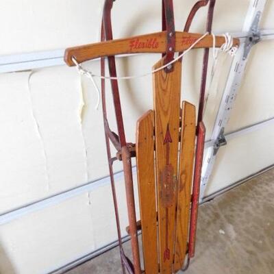 Vintage Flexible Flyer 51J Snow Sled