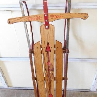 Vintage Flexible Flyer Model 47 Snow Sled