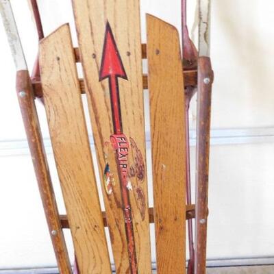 Vintage Flexible Flyer Model 47 Snow Sled