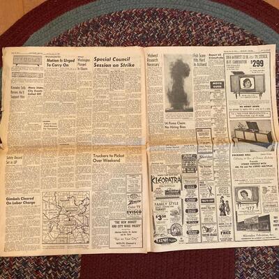 Vintage Newspaper Saturday Evening Post Death Of Kennedy