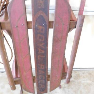 Vintage Royal Racer Snow Sled