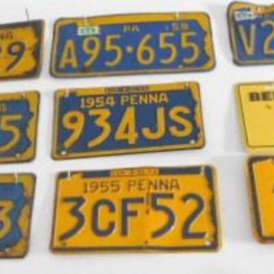 Vintage License Plates (No Tools)