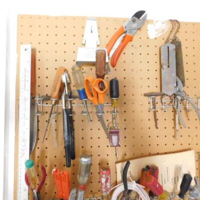 Peg Board #1 with Hand Tools and More