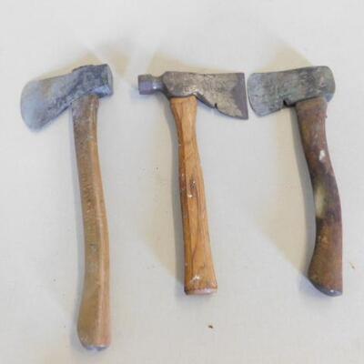 Set of Three Hatchets 