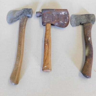 Set of Three Hatchets 