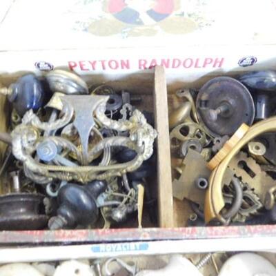 Vintage Porcelain Door Knobs and Hardware Pieces