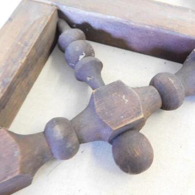 Set of Eight Vintage Solid Wood Corbels