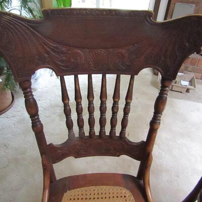 LOT 52  TWO ANTIQUE CHAIRS