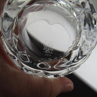 6 Lenox USA Crystal Double Old Fashioned Glasses