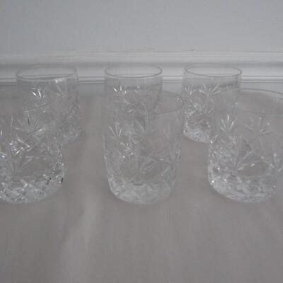 6 Lenox USA Crystal Double Old Fashioned Glasses