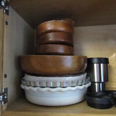 Several Cabinets Full of Misc. Kitchenware- Drinking Glasses, Mugs, Plates, Bowls, Etc.