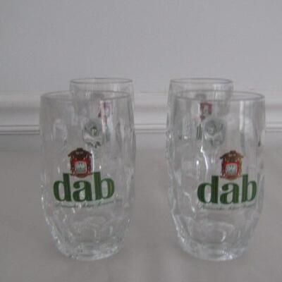 4 DAB Beer Glass Mugs