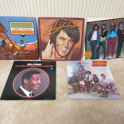 LOT 45  ELVIS AND OTHERS VINYL RECORD ALBUMS