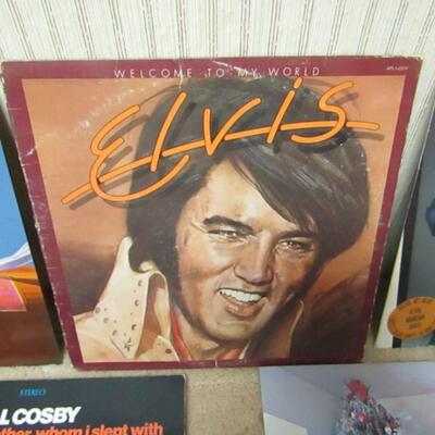 LOT 45  ELVIS AND OTHERS VINYL RECORD ALBUMS