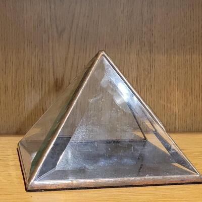 Lot 7: Pyramid Glass Original Artwork Signed Peter Adams 1994 