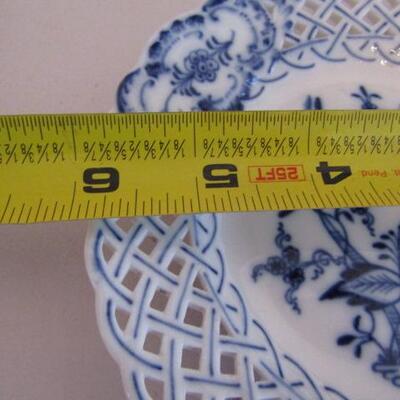 3 Blue and White Plates