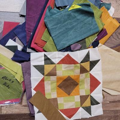 Lot 25: Quilting Fabric with Example Piece