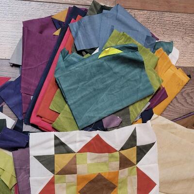 Lot 25: Quilting Fabric with Example Piece