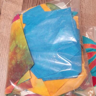 Lot 27: Quilting Fabric Kit with Example Square (no instructions) 