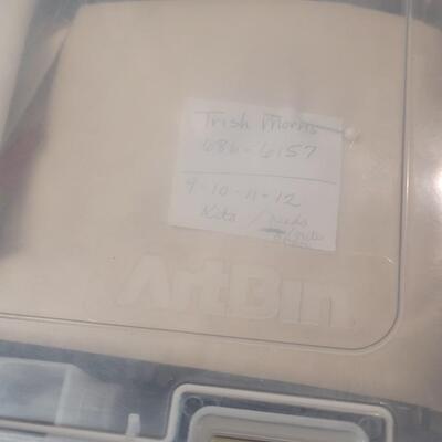 Lot 29: Container of Fabric Quarters 