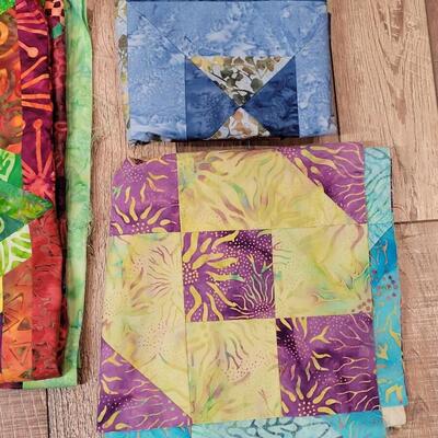 Lot 31: Pre-Sewn Quilt Tops