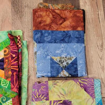 Lot 31: Pre-Sewn Quilt Tops
