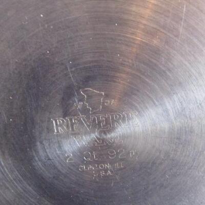 Assorted Revere Ware Pots and Pans