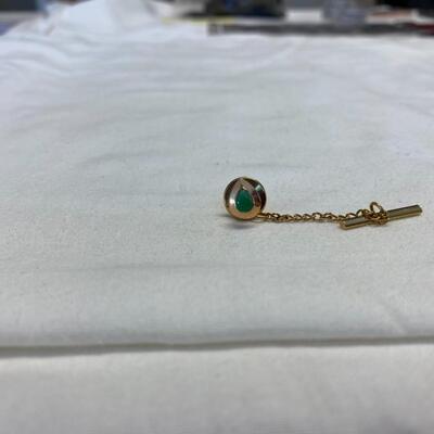 Opal Ring, Sterling Pins, Gold Pin & Gold & Jade Tie Tack