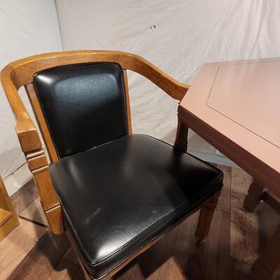 Lot 62: Thomasville Table & Chairs (table has been painted)