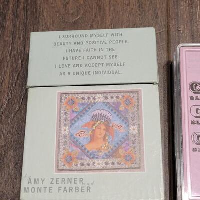 Lot 73: (2) Blank Claro Cards for Creating your Own Images and The Gifts of Goddess Cards