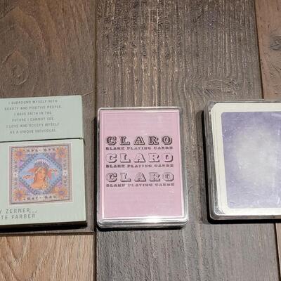 Lot 73: (2) Blank Claro Cards for Creating your Own Images and The Gifts of Goddess Cards