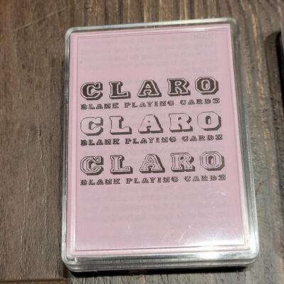 Lot 73: (2) Blank Claro Cards for Creating your Own Images and The Gifts of Goddess Cards