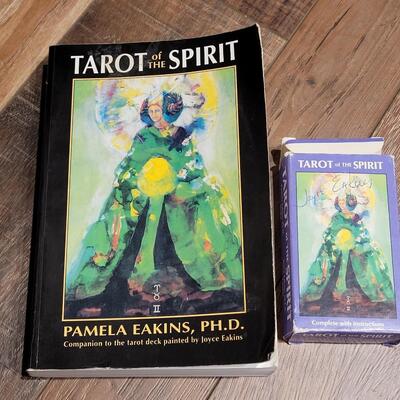 Lot 81: Signed Copy of "Tarot of the Spirit" and Signed Tarot Deck