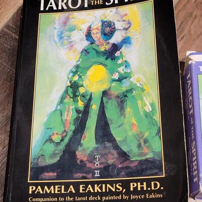 Lot 81: Signed Copy of "Tarot of the Spirit" and Signed Tarot Deck