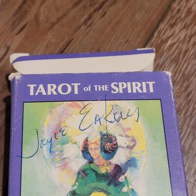 Lot 81: Signed Copy of "Tarot of the Spirit" and Signed Tarot Deck